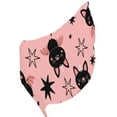 thumbnail image 3 of GZHJMY Women Girls Long Silk Scarf, Happy Halloween Cute Cartoon Bat Stars Summer Lightweight Shawl, Outdoor Floral Large Wrap 71X35 Inch, 3 of 5