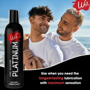 Wet Platinum Silicone-Based Lube, Ultra Long Lasting Premium Personal Lubricant, 9 fl oz
