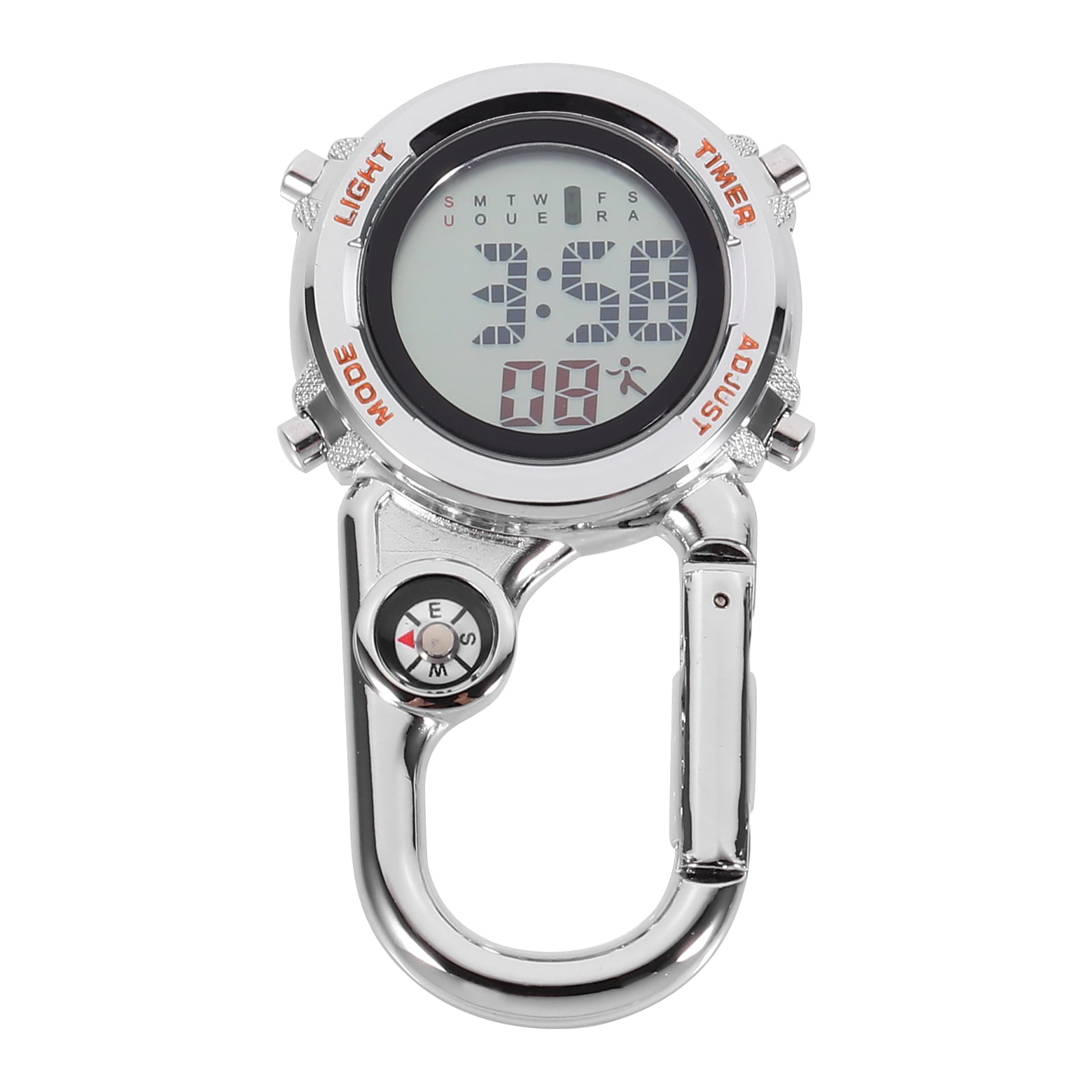 1pc Multi-purpose Carabiner Watch Practical Pocket Watch for