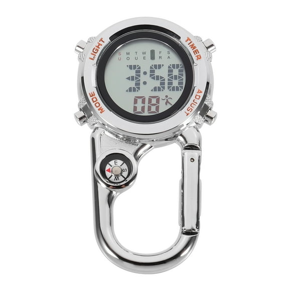 1pc Multi Purpose Carabiner Watch Practical Pocket Watch for Outdoor Climbing Activities
