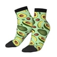 thumbnail image 2 of Bingfone Avocado With Seeds Design Patterned Men'S Women'S Casual Cotton Socks, 2 of 9