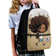 thumbnail image 3 of HUIACONG Soccer Girl Kids Backpack for Primary School Students Large Capacity Breathable Adjustable Straps Water Resistant for Boys Girls 6‑18 Daily Travel, 3 of 6