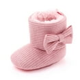 thumbnail image 7 of Herrnalise Winter Toddler Baby Boys Girls Bow Thicken Velvet Snow Boots Toddler Shoes, 7 of 7