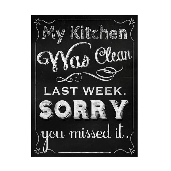 Trademark Fine Art 'Missed It' Canvas Art by Tina Lavoie