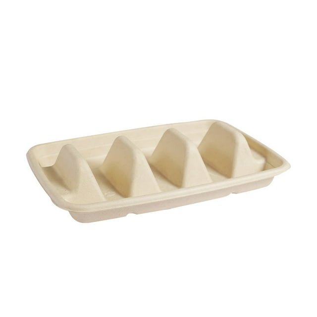 Advancent Fiambrera disponible impermeable de la pulpa de tres rejillas para las comidas campestres al aire libre fácil montar una bandeja Cocina y Comedor