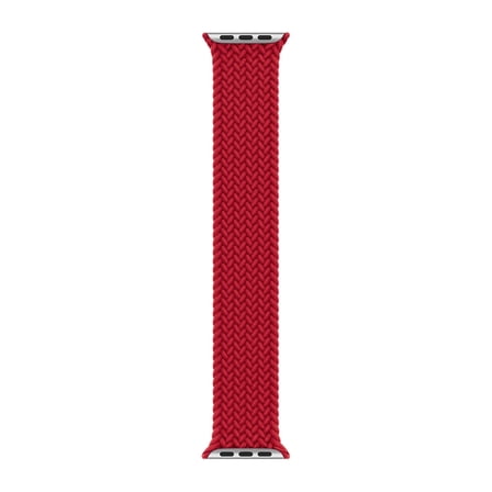 Open Box Genuine Apple Watch Braided Solo Loop Band 40mm 41mm 42mm Series 3 4 5 6 7 8 SE Size: 4 Red