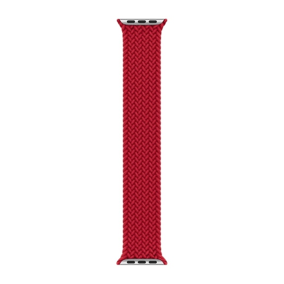 Open Box Genuine Apple Watch Braided Solo Loop Band 40mm 41mm 42mm Series 3 4 5 6 7 8 SE Size: 4 Red