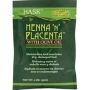 Hask Henna 'n' Placenta Olive Oil Conditioning Treatment, 2 oz (Pack of 2)