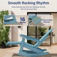thumbnail image 6 of WINSOON HIPS Outdoor Rocking Chair with Adjustable Backrest and Retractable Ottoman-Set of 2-Blue, 6 of 7
