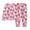 R49-Pink, variant on RMGVDSD Boys Girls Cartoon Print Pajamas Long Sleeve Top and Pants Soft Sleepwear for Kids Loungewear Outfit Fall Winter Clothes 2-3 Years