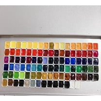 Sennellier French artist watercolor handmade 99 color set, metal case, 0.5ml, suitable for artists, students, and hobbyists