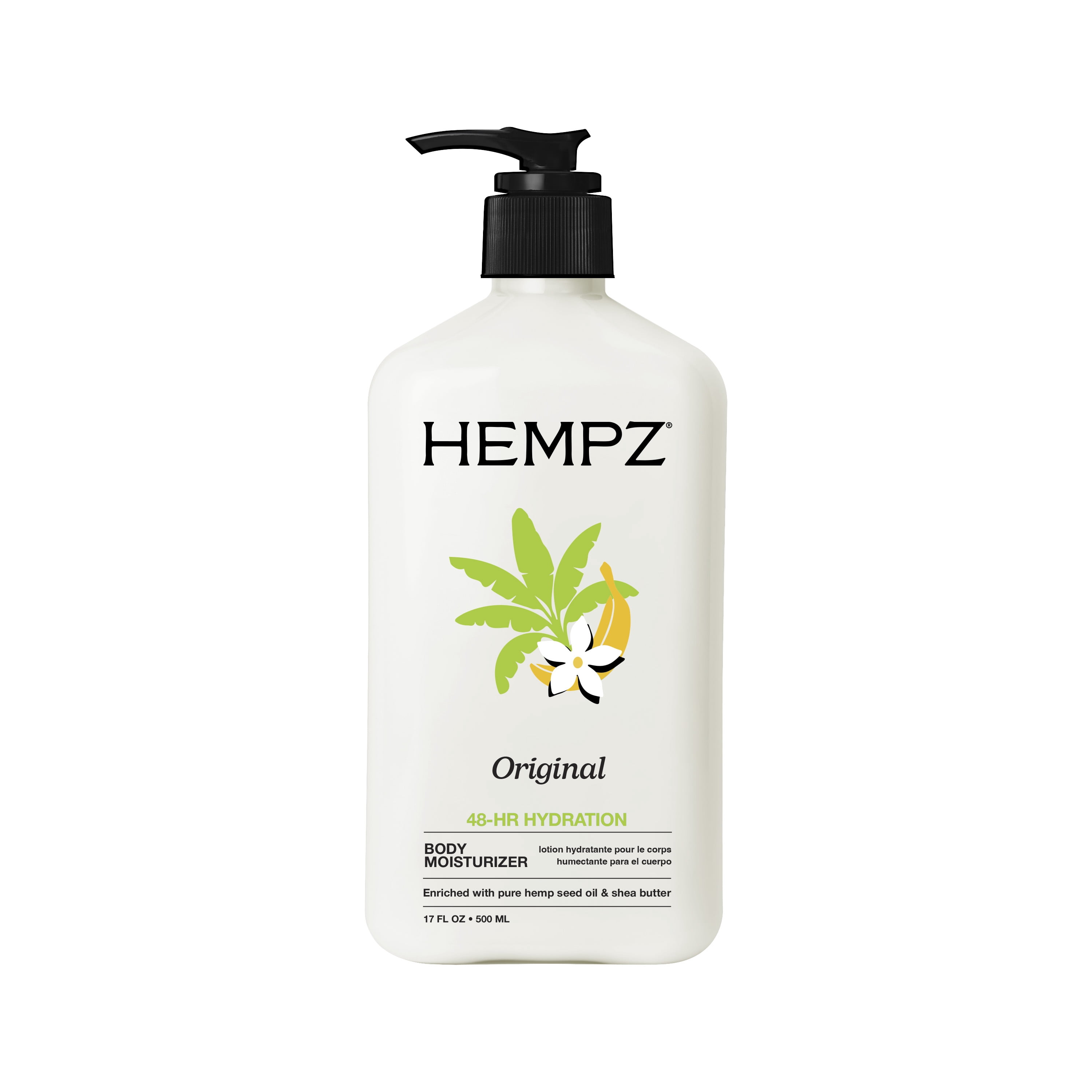 Hempz Age Defying Herbal Moisturizer Lotion for Dry Skin 17 fl oz