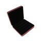 thumbnail image 3 of Joyero Organizador de anillos de viaje Yinane Decorativo Multifuncional Compacto Caja de recuerdos Pequeño portátil Regalo de cumpleaños Estuche de joyería Rojo, 3 of 8