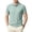 Army Green, variant on Gaukiv Men's T Shirts Collared Neckline Short Sleeve Solid Tees Summer Casual Tops Black L