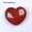 Red Sandstone, variant on HOOUN 40mm Natural Crystal Quartz Love Heart Palm Stone Chakra Healing Reiki Ornament-Bloodstone
