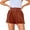 Orange, variant on Casual Shorts for Women Elastic High Waist Loose Lightweight Waistband Summer Shorts with Pockets
