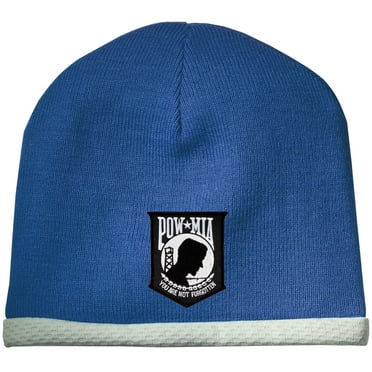 POW MIA Patch Performance Beanie Hat - Royal