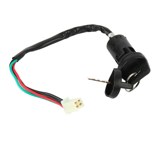 Interruptor de llave a prueba de agua, encendido de 4 cables, 1 interruptor de llave de encendido, interruptor de llave, diseño a prueba de futuro