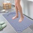 thumbnail image 4 of Non-Slip Bath Mat with Suction Cups | Dolphins Design Foot Scrubber | PVC Waterproof Floor Mat for Shower & Bathtub | 35x70cm Quick-Dry Bathroom Mat in 5 Colors, 4 of 6