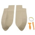 thumbnail image 4 of Auto Door Panel Armrest Cover Door Panel Armrest Insert Card Microfiber Leather Door Panel Armrest Cover 1 Pair Front Door Panel Armrest Cover Microfiber Leather Car Interior, 4 of 8