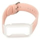 thumbnail image 2 of Correa de reloj de silicona con funda protectora, accesorio de repuesto apto para Mi Band 7 Pro, funda rosa y blanca, 2 of 14