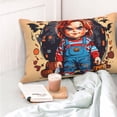 thumbnail image 4 of Lsque Chucky Pattern Bedding Waterproof Pillow Protector Zippered Queen – Bed Bug Proof Pillow Encasement-16"x24", 4 of 6