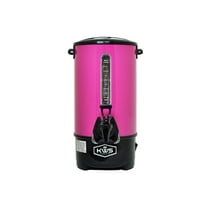 KWS WB-10 9.7L/41Cups Commercial Heat Insulated Water Boiler and Warmer Stainless Steel (Pink)