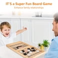 thumbnail image 3 of Fast Puck Game, Sling Puck Game, Winner Wooden Board Game For Family Parents Interaction, Birthday Gift, 3 of 5