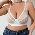thumbnail image 4 of Valcatch Women's Push Up Underwire Lace Bra Full Coverage Lace Bra with Underwire Lifting Support for Daily Wear, 4 of 5