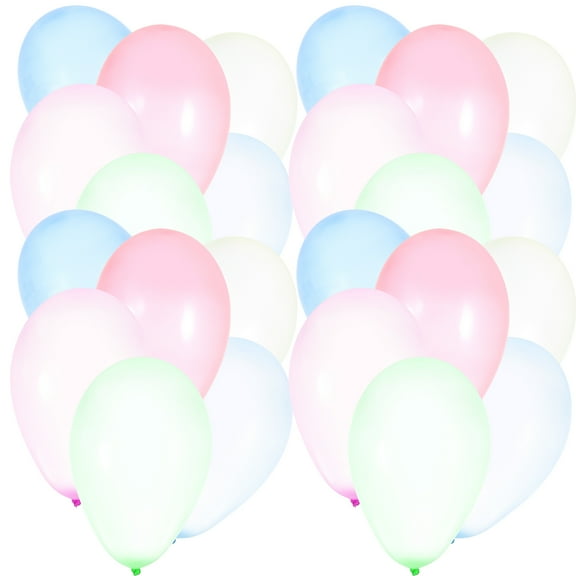 HONMEET  500pcs Latex Water Fighting Balloons Assorted Colors Lightweight Summer Sports