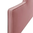 thumbnail image 4 of Modway Dawn Twin Modern Performance Velvet Headboard in Dusty Rose, 4 of 6