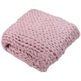 thumbnail image 6 of Northlight Cable Knit Plush Textured Throw Blanket - 50 x 60 - Light Purple, 6 of 9