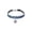 Blue, variant on huayou Bling Pet Collar with Football Pendant, Adjustable Collar for Small Medium Pet