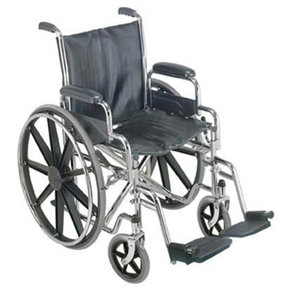18 Inch Wheelchair with Removable Desk Arms