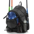thumbnail image 1 of Bolsa de béisbol Athletico Advantage, mochila de béisbol negra, 1 of 9