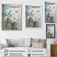 thumbnail image 4 of Designart "Blooming White Lilies In A Bouquet" Lilies Floater Framed Wall Decor, 4 of 5