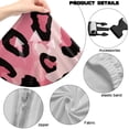 thumbnail image 6 of TSOVTHRID Pink Leopard Print 4 PCS Gaming Chair Covers Stretchable Computer Chair Cover with Armrest Slipcovers Anti-Slip Universal Rotating Armchair Covers, 6 of 7