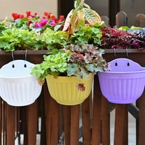 SPRING PARK Wall Planter Hanging Flower Pot Garden Basket Home Garden Wall Decor