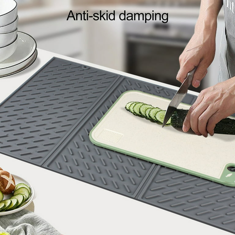 Quick Drying Stone Mat Super Absorbent Stone Dish Drying Mat Diatomaceous  Earth Drying Stone Pad Non-slip Dish Drying Pad With Stainless Steel Feet  Easy To Use For Kitchen Countertop Diatomaceous Earth Mat