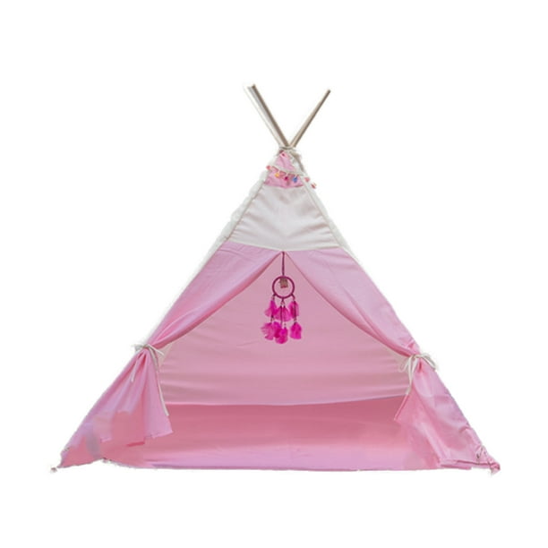 Casita infantil Teepee tienda de Campaña tipi Rosa Tipis Palma Teepee rosa Tipi Rosa Tipis Palma teepee rosa pastel
