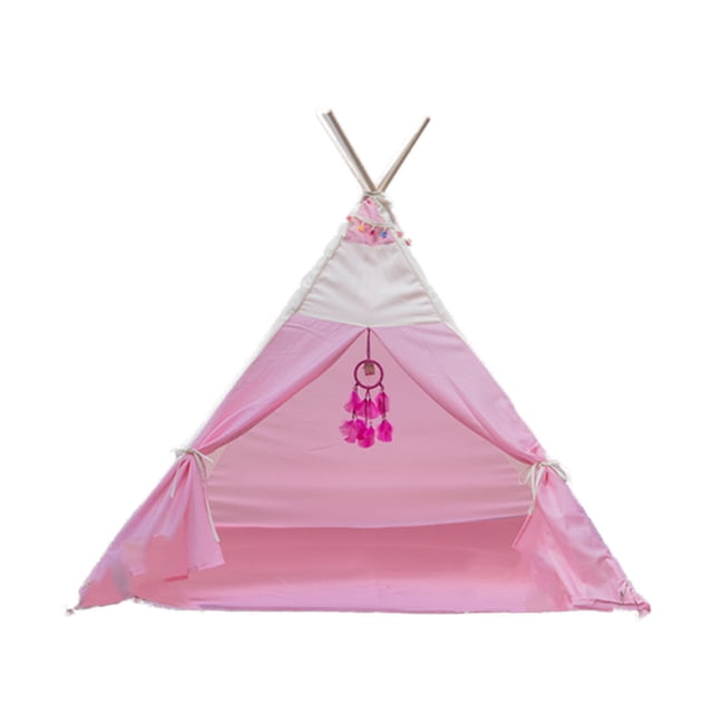 Casita infantil Teepee tienda de Campaña tipi Rosa Tipis Palma Teepee rosa Tipi Rosa Tipis Palma teepee rosa pastel