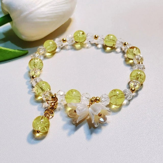 Bracelet Gradient Color Ice Transparent Lily Butterfly Plate The Of Gifts Moon Girl Style