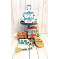 thumbnail image 2 of adviicd 1 Set Of Mother's Day Layered Tray Mother Mother Tier Tray Hierarchical Tray Decorative Set Summer Rural Farmhouse Decorative Wooden Kitchen Hierarchical Tray Commemorative Gift, 2 of 5