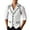 White, variant on Men's Contrast Trim Vest Formal Casual Slim Fit Business Wedding Black L