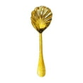 thumbnail image 1 of Shell Shape Stainless Steel Spoon With Long Handle Ladle Restaurant Dessert Spoon Ice Cream, 1 of 1
