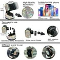 thumbnail image 4 of 27 Pcs Diamond Car Interior Accessories Set for Women, Include 15 Inch Steering Wheel Covers, Bling License Plate Frame, Bling Phone Holder, Bling Car Coasters, Multicolor, 4 of 16
