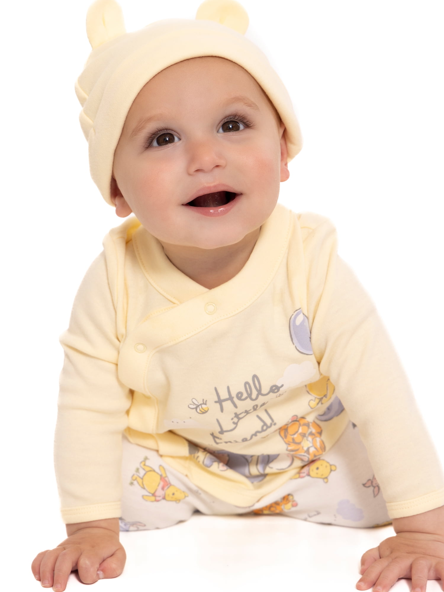 Disney Baby Wishes + Dreams Winnie the Pooh Baby Boys or Girls Take Me Home Set, 3-Piece, Sizes Preemie-9M