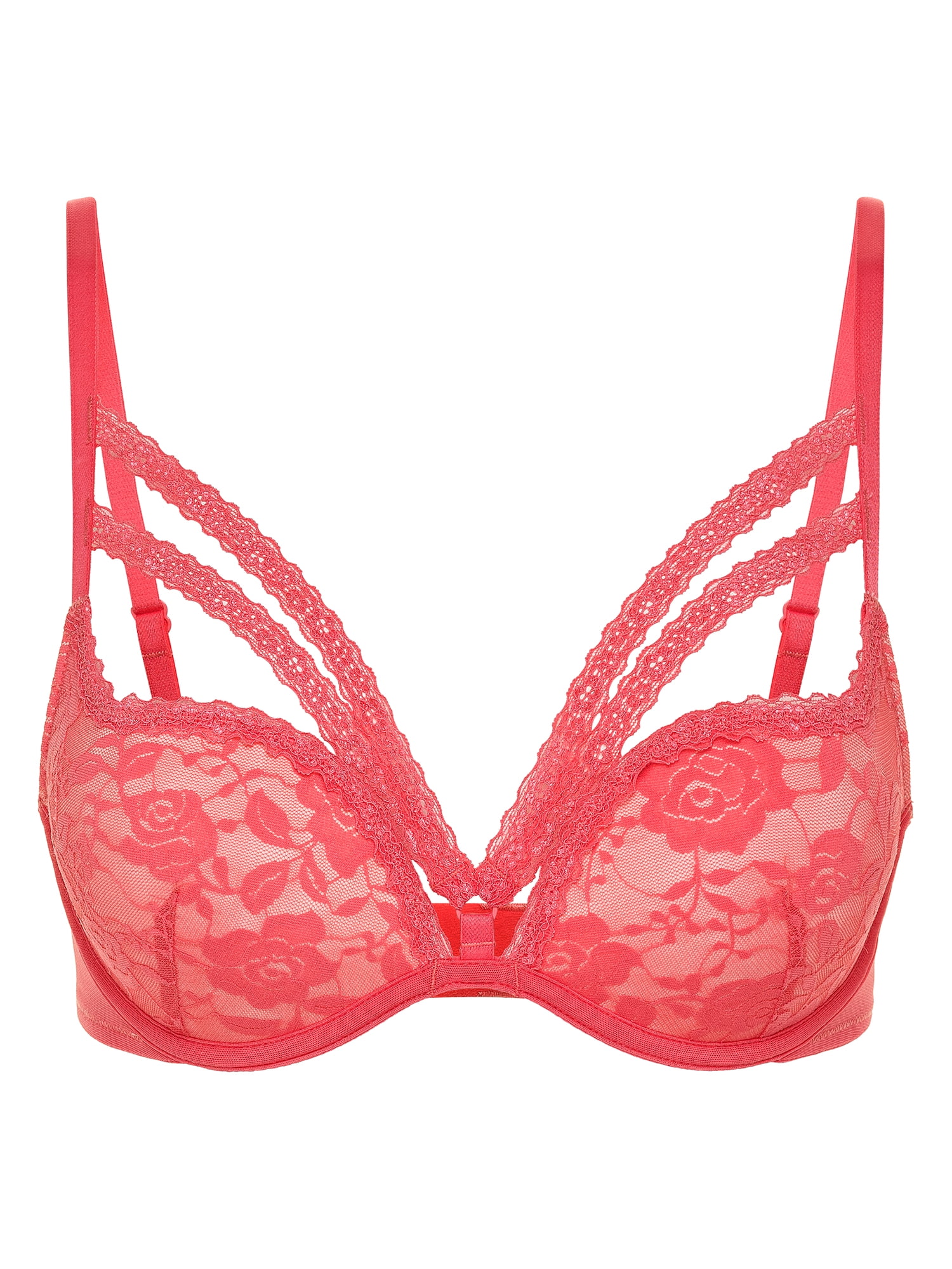 Adored by Adore Me Women’s Marley Strappy Push Up Bra, Sizes 38C-40DD