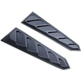 thumbnail image 4 of Ikon Motorsports Compatible with 15-23 Ford Mustang ABS Rear Window Louvers 2PC Set, 4 of 4