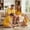 Yellow Dad, variant on Nibbcoa Family Matching Pajamas Summer Solid Colors Short Sleeves Shirt and Elastic Loungewear